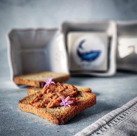 pâté de thon sur une cracotte 