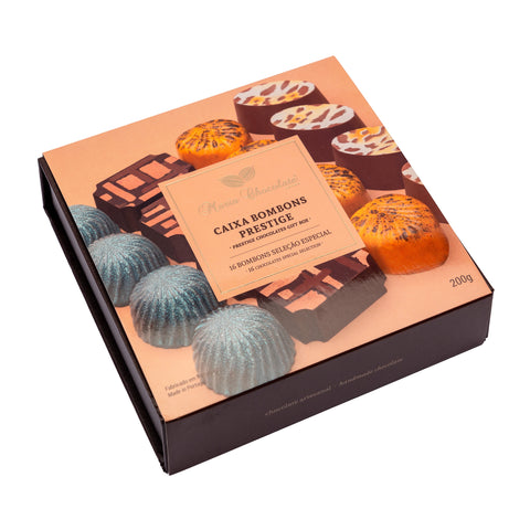 Coffret Sélection Spéciale 16 bonbons de chocolat 200g